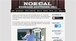 Desktop Screenshot of norcalstorageauctions.com